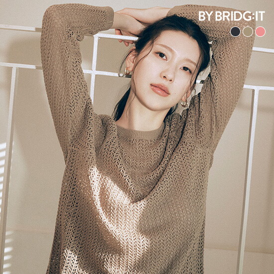○(런칭가 69,900원) 26SS 크로셰 풀오버+슬리브리스 6종 4
