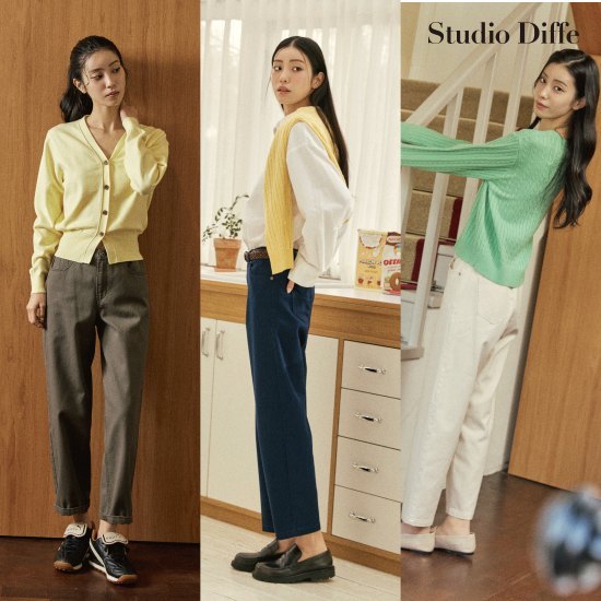 스튜디오디페 26SS 뉴핏 컬러팬츠 2종[런칭 가격 79,900원]