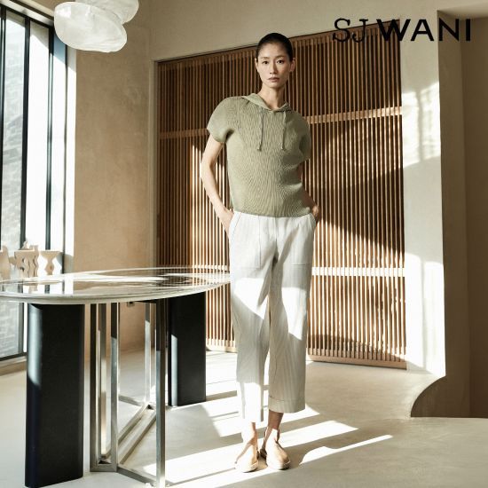 SJ와니 26SS UV컷 스트라이프 크롭 팬츠 1종 (골프) [런칭 가격 89,900원] 3
