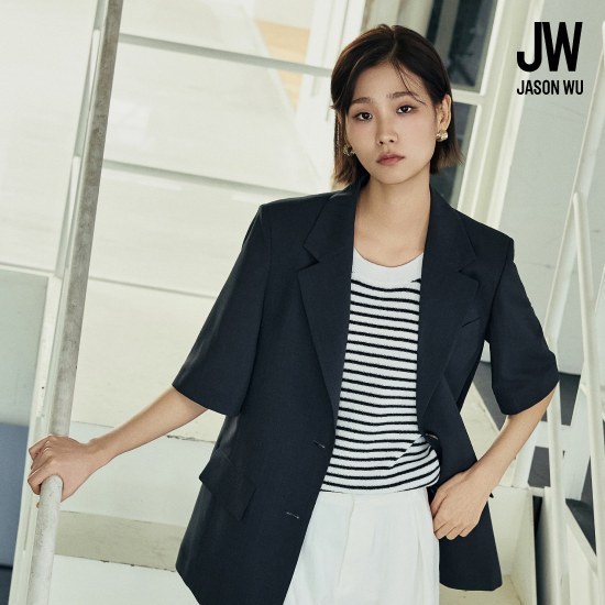 제이슨우 26SS Emilia 린넨 스트라이프 니트탑 3종 2