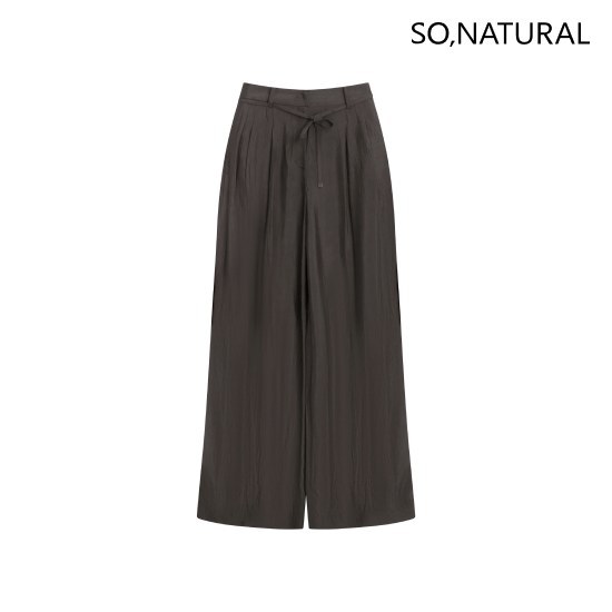 쏘내추럴 26SS Naia 아세테이트 100 와이드 팬츠 [런칭 가격 69,900원] 4