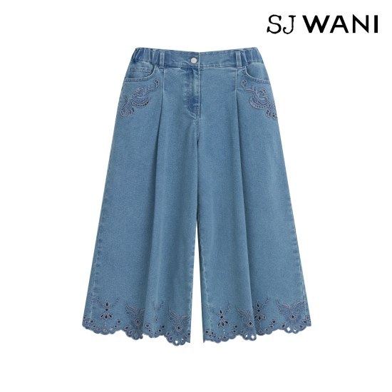 SJ와니 26SS 아일렛 펀칭 버뮤다 데님 1종 [런칭 가격 79,900원] 4