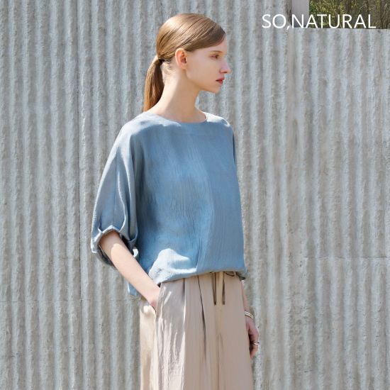쏘내추럴 26SS Naia 아세테이트 100 블라우스 2종 [런칭 가격 79,900원] 2