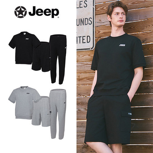 [방송에서만][JEEP]85주년 리미티드 에센셜 남성 셋업 3종