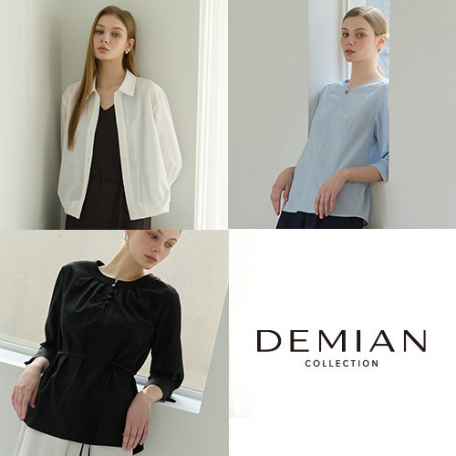 [방송에서만][데미안(DEMIAN)] 26SS 타임리스 어반 위클리 블라우스 컬렉션 3종