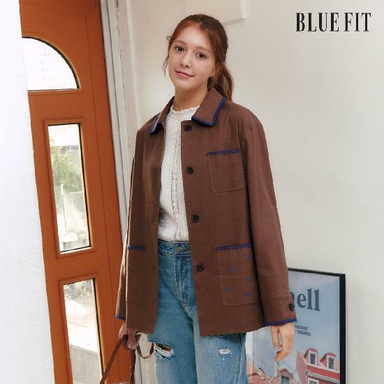 [삼성카드5%할인][론칭가 99,000원→3만원↓]블루핏 26SS 아뜰리에 프렌치 린넨 재킷 2
