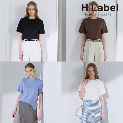 [최저가][H.Label] 26SS 이집트 GIZA 코튼 티셔츠 4종
