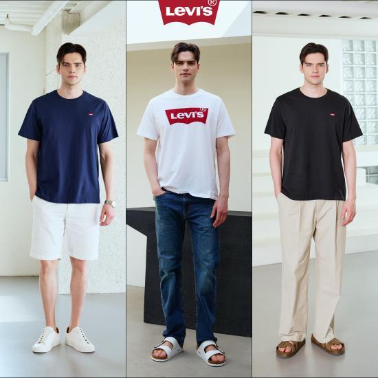 LEVIS 26SS 남성 시그니처 로고 반팔 티셔츠 3종