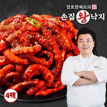 정호영셰프의 손질 왕 낙지 170gX4팩+볶음소스 50gX4팩