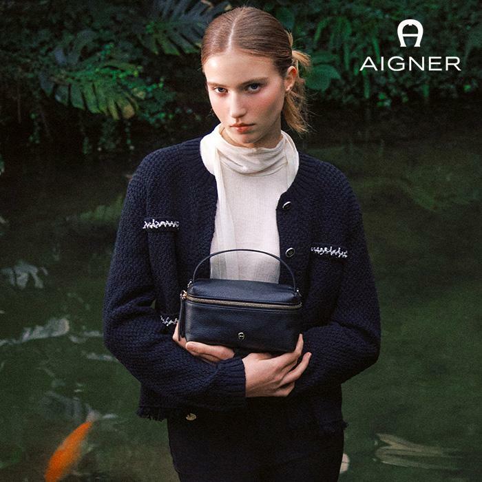 [삼성카드5%할인]아이그너 엘리(Ellie)파우치 큐브 백
