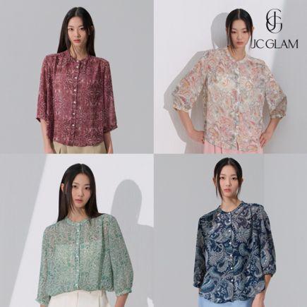 방송에서만 [제이시글램] 시폰 재킷 블라우스 4종 