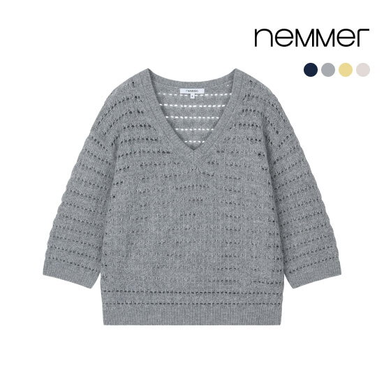 [상시가 119,000원] 26SS 스프링 캐시미어울 스카시 니트 (+ 슬리브리스 이너) 4