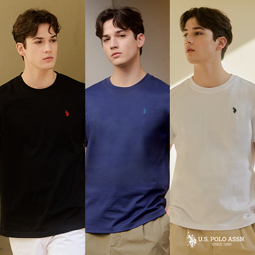 [최초가 79,000원][U.S POLO ASSN.] 26SUMMER 프레시아 썸머 반팔 티셔츠 3종 남성