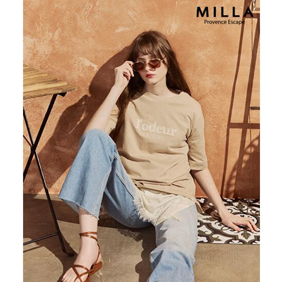 [Milla] 밀라 26SS 여성 오가닉코튼 티셔츠 5종 3