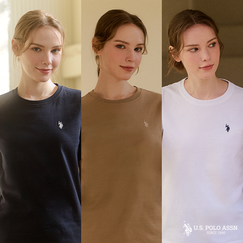 [최초가 79,000원][U.S POLO ASSN.] 26SUMMER 프레시아 썸머 반팔 티셔츠 3종 여성