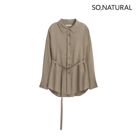 쏘내추럴 26SS 프렌치 린넨 스트라이프 블라우스 [런칭 가격 79,900원] 4