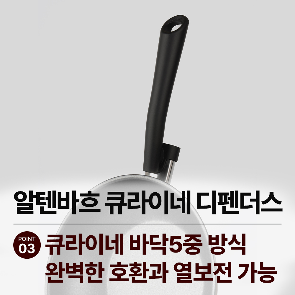 [CJ특별가] 디펜더스 프라이팬(28커버) 인덕션 스텐후라이팬 28팬웍 전용뚜껑 4