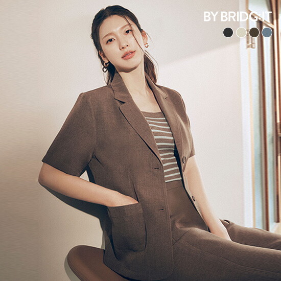 26SS 링클프리 썸머 셋업 4종(자켓+슬리브리스+하프팬츠+롱팬츠) 3