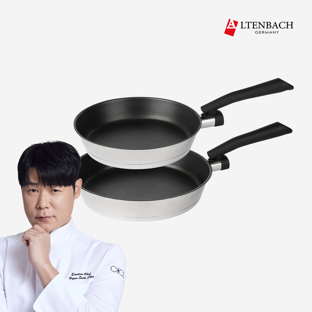 [CJ특별가] 디펜더스 프라이팬(24팬+28팬) 인덕션후라이팬 24팬28팬 세트