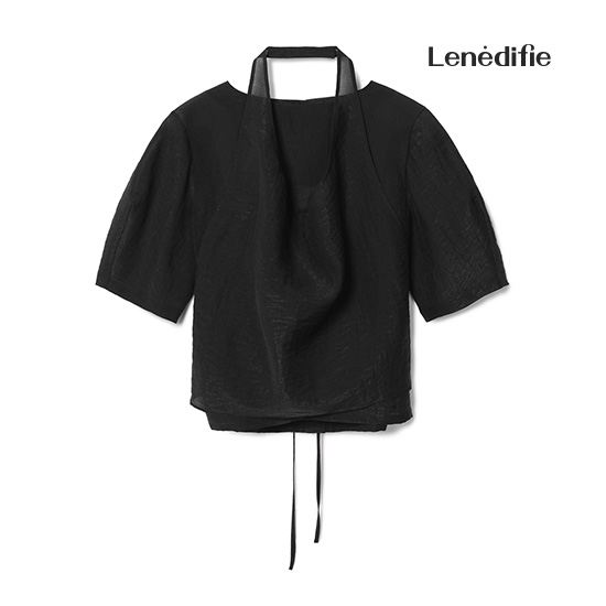 26SS 홀터넥 레이어드 블라우스 2종 4