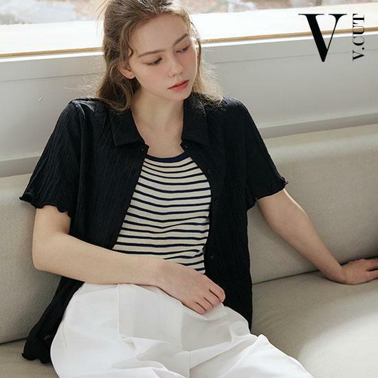 [삼성카드5%할인][런칭가59,900원→2만원↓] 브이컷 26SS 썸머 크링클 셔츠 3종 4