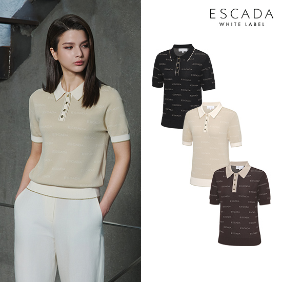 [상시가 189,000원] ESCADA 26SS 썸머 카라 니트 여성
