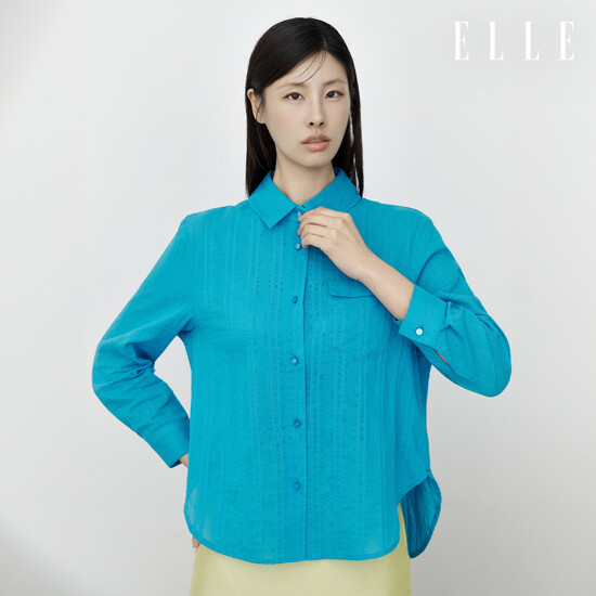 [론칭가 79900원][ELLE]엘르 26SS 코튼 크리즈 셔켓 3종 4