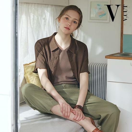 [삼성카드5%할인][런칭가59,900원→2만원↓] 브이컷 26SS 썸머 크링클 셔츠 3종 3