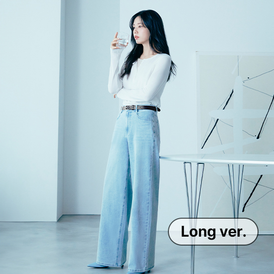 [최초가94,900원]26SS 마스터핏 에어리 쿨스판데님 2종 long (+5cm)