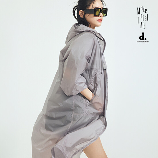 [JAPAN FABRIC][살안타템] 머티리얼랩 26SS 다이이치오리모노 Cubetex® 레인코트