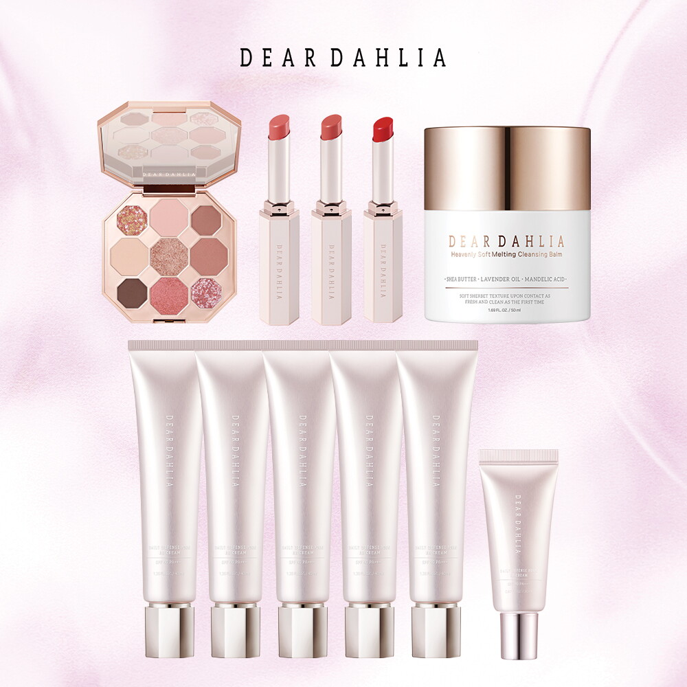 ★단독! 45퍼센트 할인율★[롯쇼페 특집패키지] 물광팩 PDRN BB크림 40ml*5통+BB크림 20ml+아이팔레트+립스틱(3종)+클렌징밤