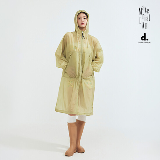 [JAPAN FABRIC][살안타템] 머티리얼랩 26SS 다이이치오리모노 Cubetex® 레인코트 2
