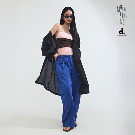 [JAPAN FABRIC][살안타템] 머티리얼랩 26SS 다이이치오리모노 Cubetex® 레인코트 3