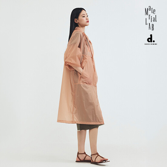 [JAPAN FABRIC][살안타템] 머티리얼랩 26SS 다이이치오리모노 Cubetex® 레인코트 4