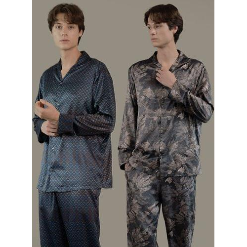 [라페어] (방송최저가) 새틴 실키터치 남성 파자마 (4종)