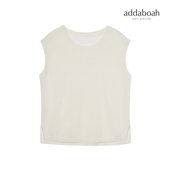 [최초가 89,900원] 25SS 프렌치린넨100 슬리브리스 니트탑2종 4