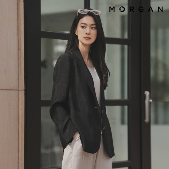 모르간 26SS 아세테이트100% 시그니처 재킷