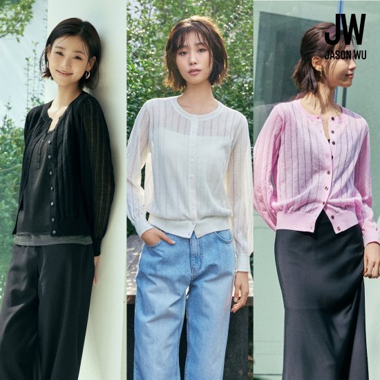 제이슨우 26SS Ellis 썸머 린넨 포인텔 가디건 3종 [런칭 가격 79,900원] 4