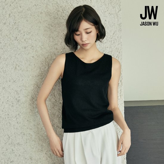 제이슨우 26SS Noa 린넨 홀가먼트 슬리브리스 니트탑 3종 [런칭 가격 69,900원] 2