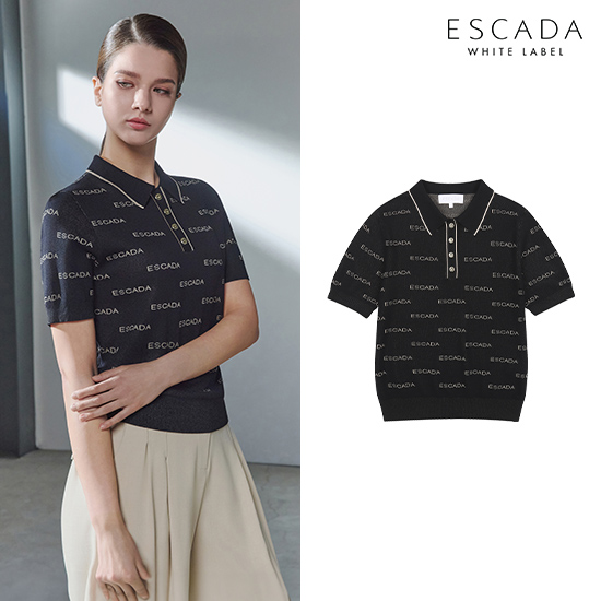 [상시가 189,000원] ESCADA 26SS 썸머 카라 니트 여성 2