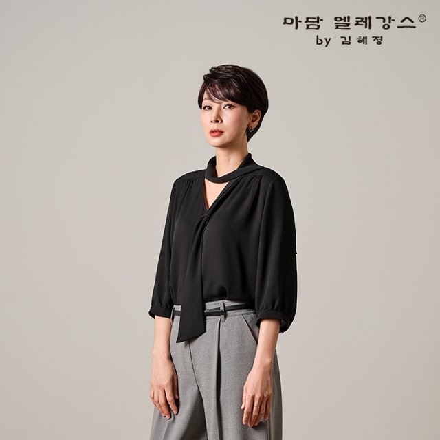 (가격인하) 마담엘레강스 카타리나 타이 블라우스 2종