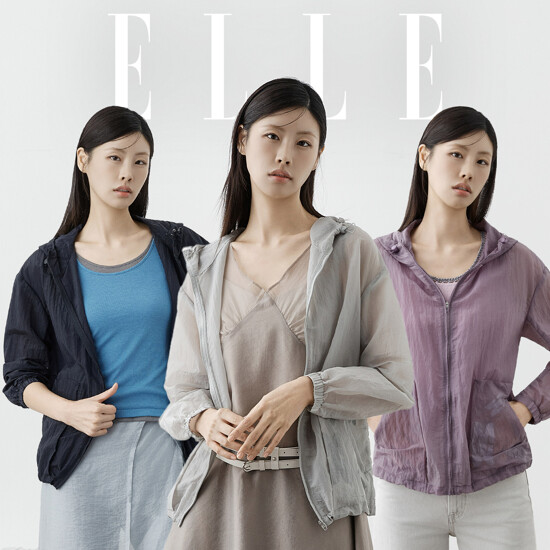 [ELLE] 26SS 엘르 나일론 시어 윈드 점퍼 1종 4