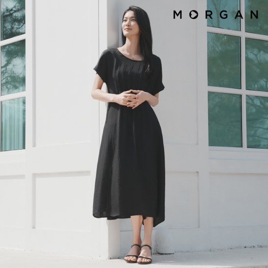 모르간 26SS 아세테이트 100 라로셸 원피스 [런칭 가격 99,900원] 2