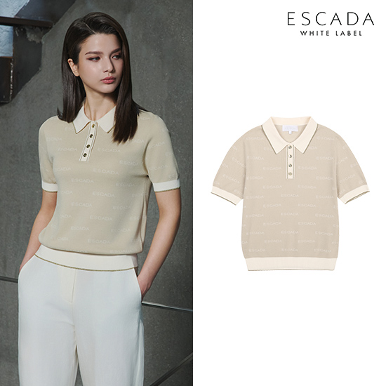 [상시가 189,000원] ESCADA 26SS 썸머 카라 니트 여성 3