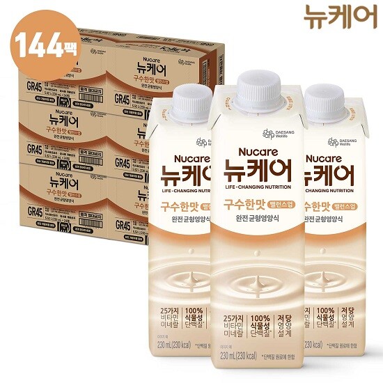 NEW[직][더블]뉴케어 구수한맛 밸런스업 총 144팩 (230ml X 24팩 X 6박스) 2