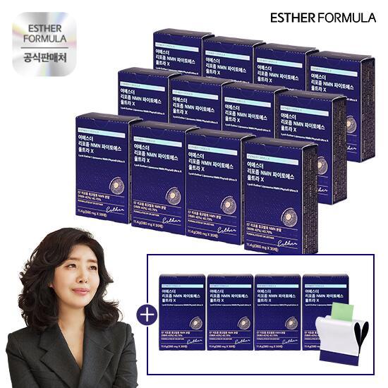 여에스더 리포좀 NMN 파이토에스 울트라 X 12+4박스(16개월)