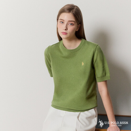 [U.S. POLO ASSN.] USPA 26SS 여성 코튼 반팔니트 3종 (HUPS269207)