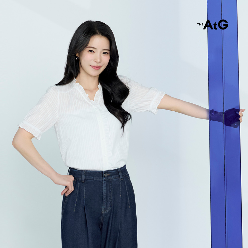 26SS 아사 면100 자수 블라우스3종 2