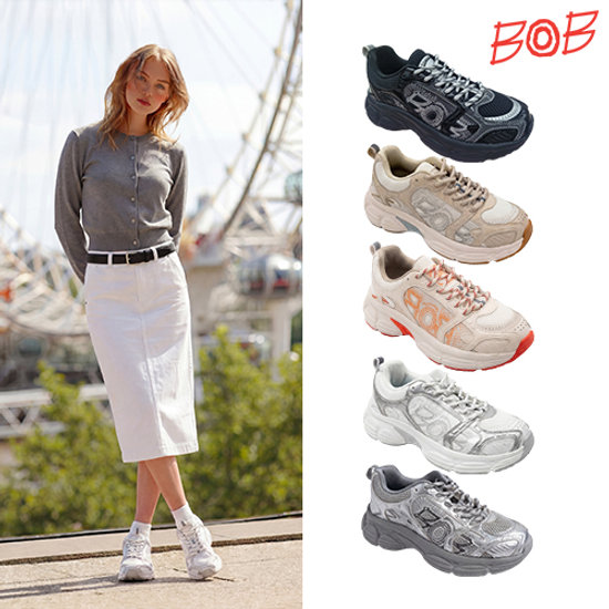 BOB 26SS 최신상 아이코닉 메쉬 스니커즈 여성용 4