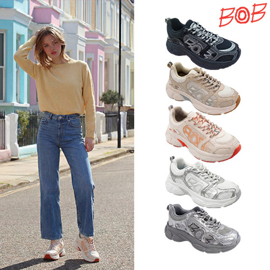 BOB 26SS 최신상 아이코닉 메쉬 스니커즈 여성용 3
